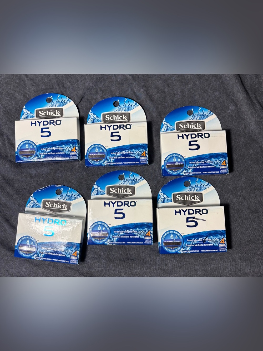 Schick Hydro 5 Razor Blade Refill - Blue/White